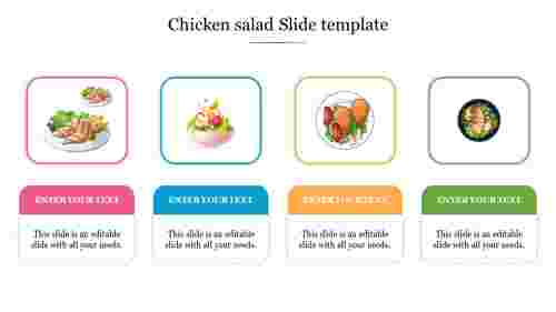 Chicken salad Slide template